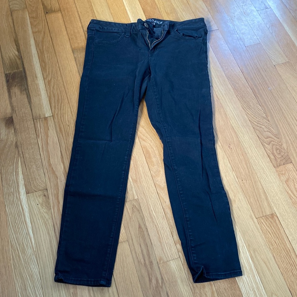 AE black jeggings